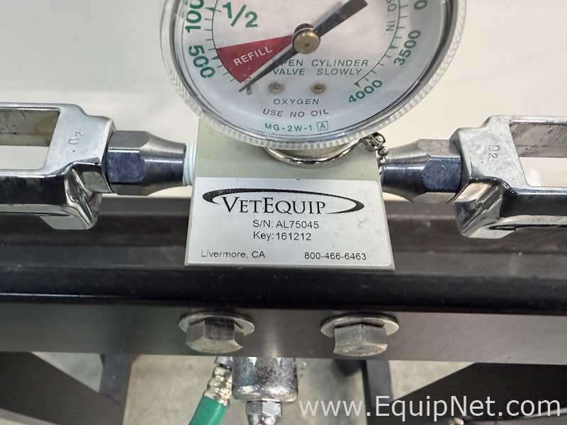 Lot of 5 VetEquip Inc Mobile Anesthesia Systems