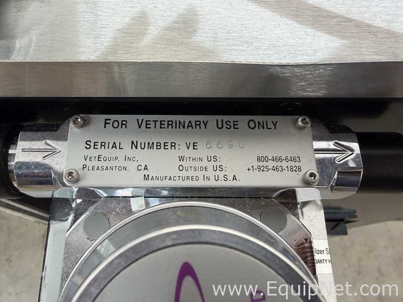 Lot of 5 VetEquip Inc Mobile Anesthesia Systems