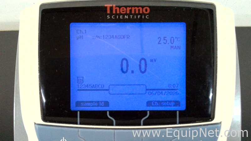 lote de  4 Medidor de pH Thermo Scientific Orion Dual Star