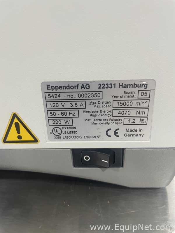 Centrífuga para Laboratórios Eppendorf 5424
