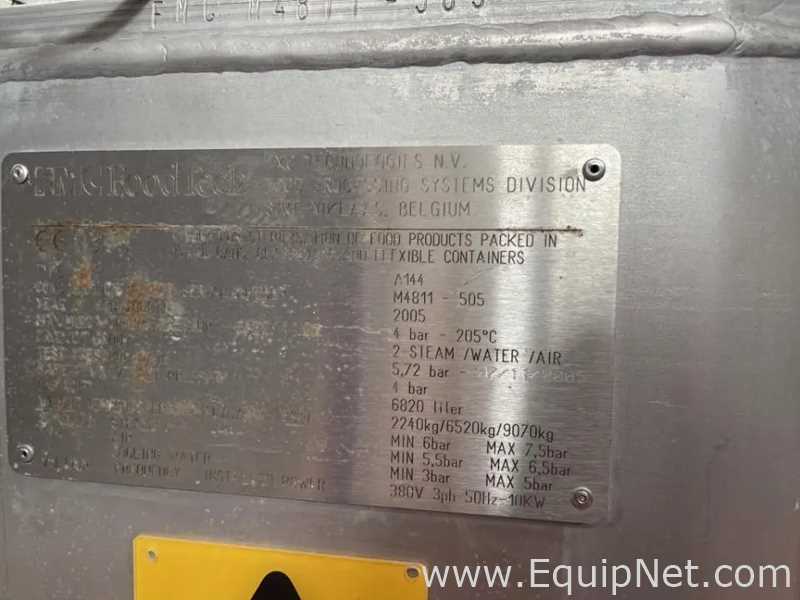 Autoclave Horizontal FMC Food Tech A144