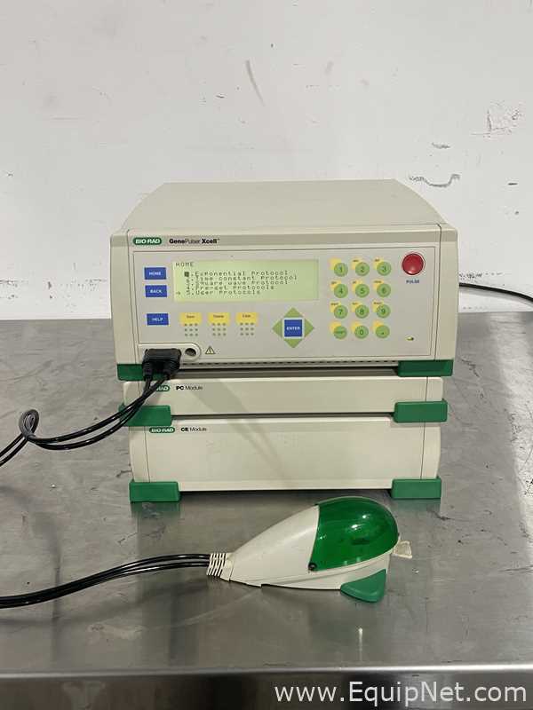 BIO RAD Gene Pulser Xcell and CE PC Module Electroporation System