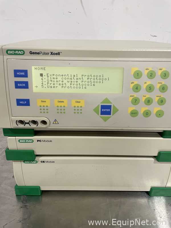 BIO RAD Gene Pulser Xcell and CE PC Module Electroporation System