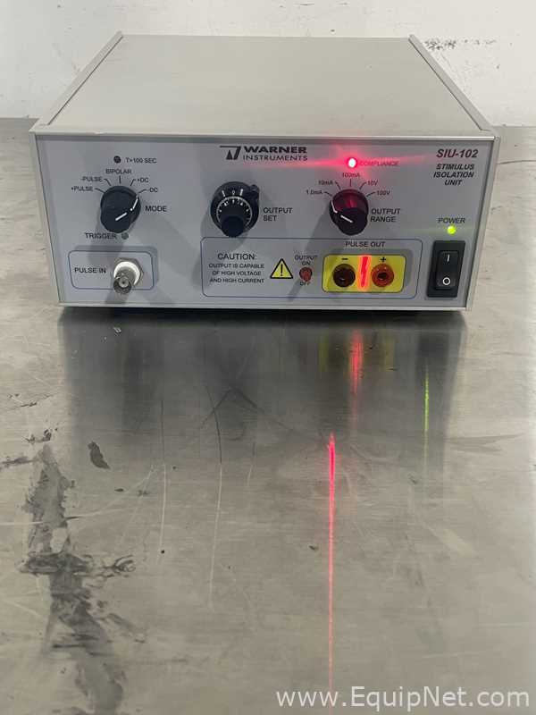 Warner Instrument Corporation SIU-102 Stimulus Isolator