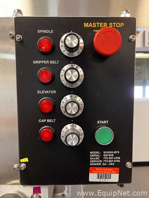 SureKap SK6000-BF6 Automatic 6 Spindle Capper
