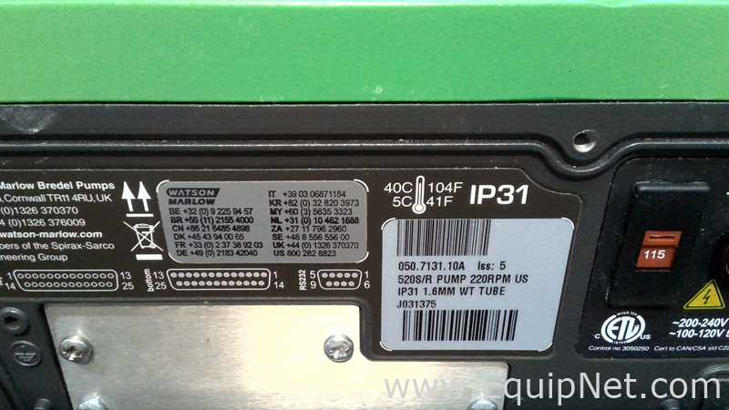 Bomba Peristáltica Watson Marlow 520S