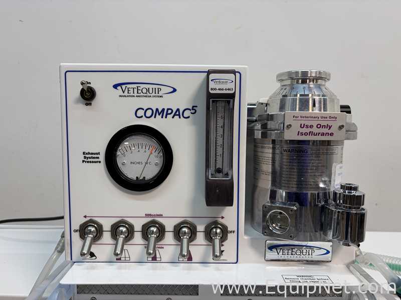 VetEquip Compac 5 Anesthesia System