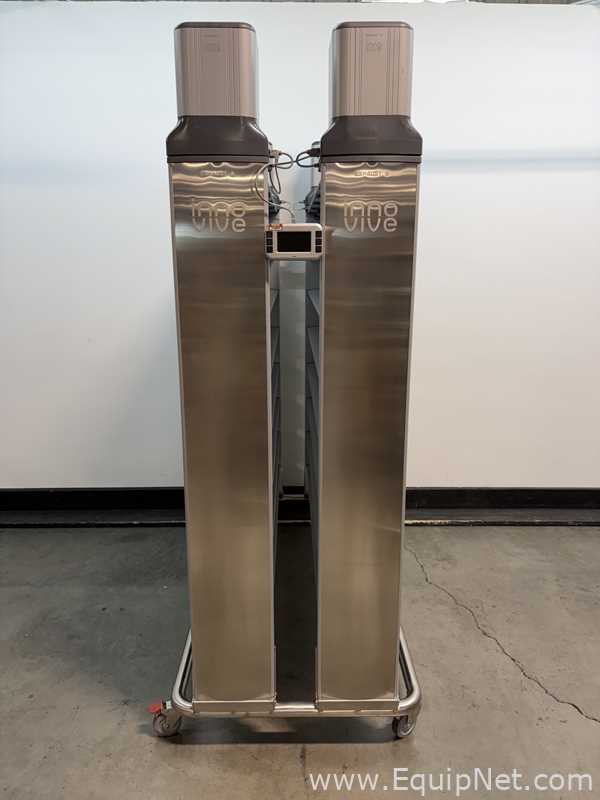 Lot of 2 Innovive Double Sided Ventilated Rodent Housing Systems