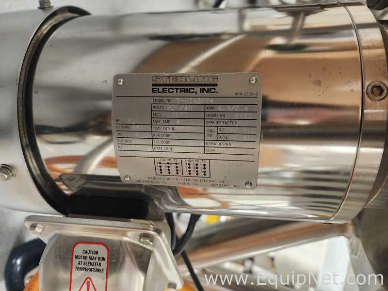Tanque Feldmeier Equipment Inc. Requisitos de aire 150 L