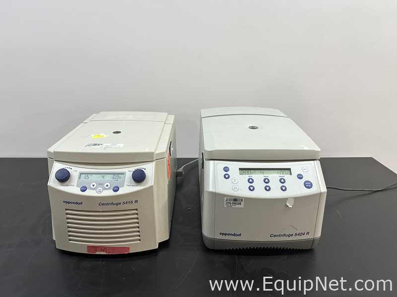 Lote de 2 Centrífuga para laboratorio Eppendorf 5424R