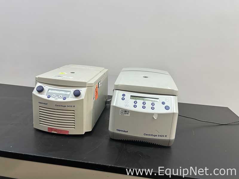 Lote de 2 Centrífuga para laboratorio Eppendorf 5424R