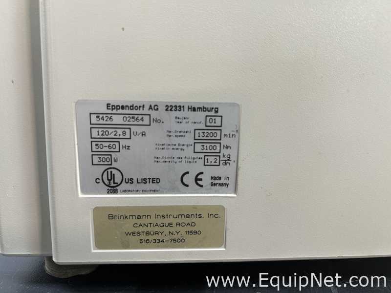 Lote de 2 Centrífuga para laboratorio Eppendorf 5424R