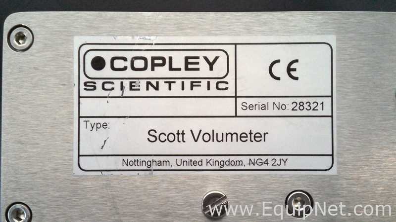 Equipamento de Medição Copley Scientific Scott Volumeter