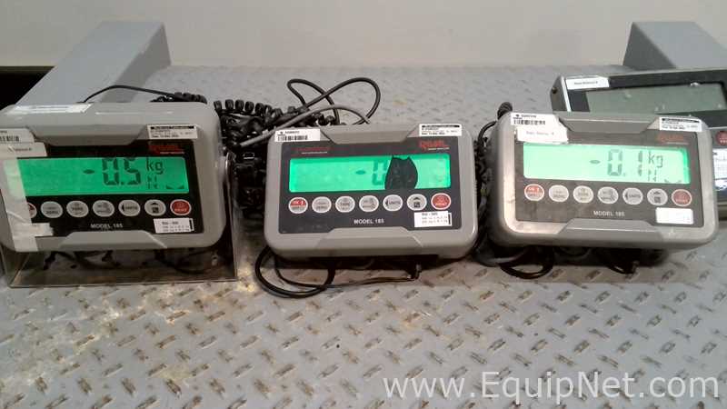 Lot of 4 Cardinal Scale Floor Scales with Displays