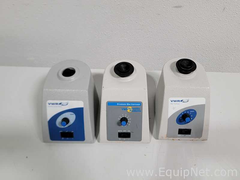 lote de  3 Misturador para Laboratórios VWR Mini Vortex mixer