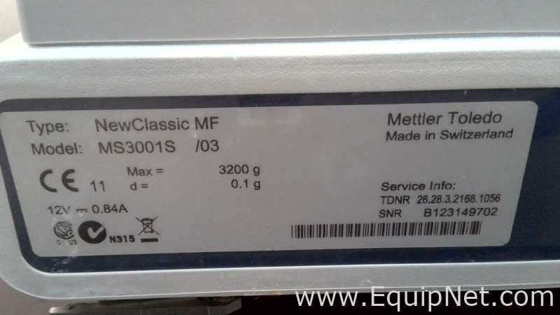 lote de  2 Balança de Laboratório Mettler Toledo MS3001S