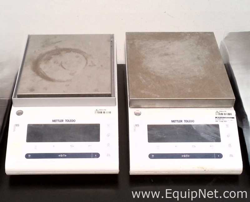 lote de  2 Balança de Laboratório Mettler Toledo MS3001S
