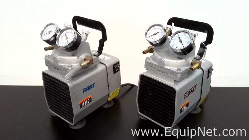 Lot of 2 Gast DOA-P704-AA Vacuum Pumps