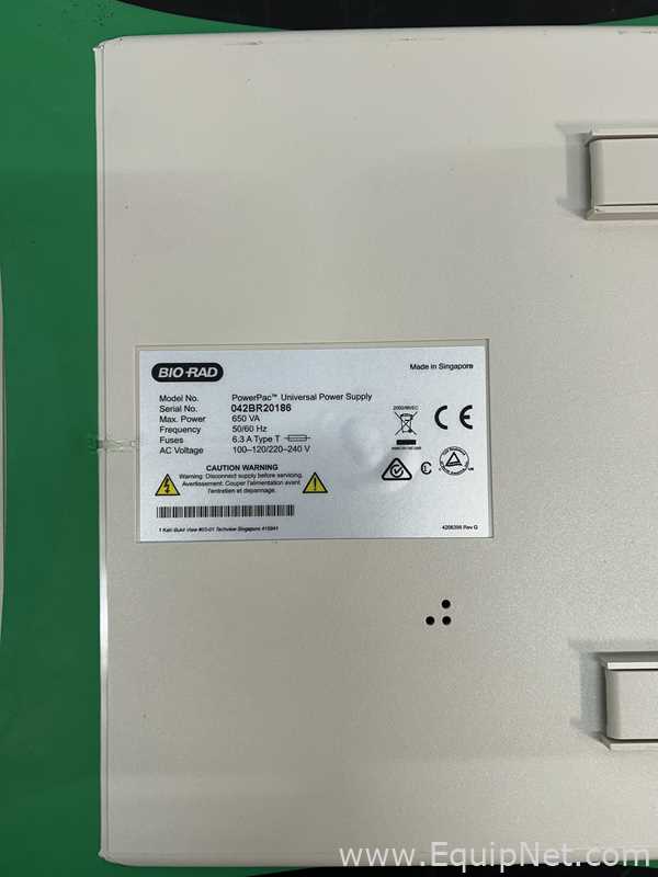 Fuente de Alimentación Bio-Rad PowerPac Universal