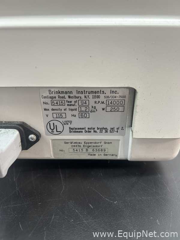 Centrífuga para laboratorio Eppendorf 5415 C