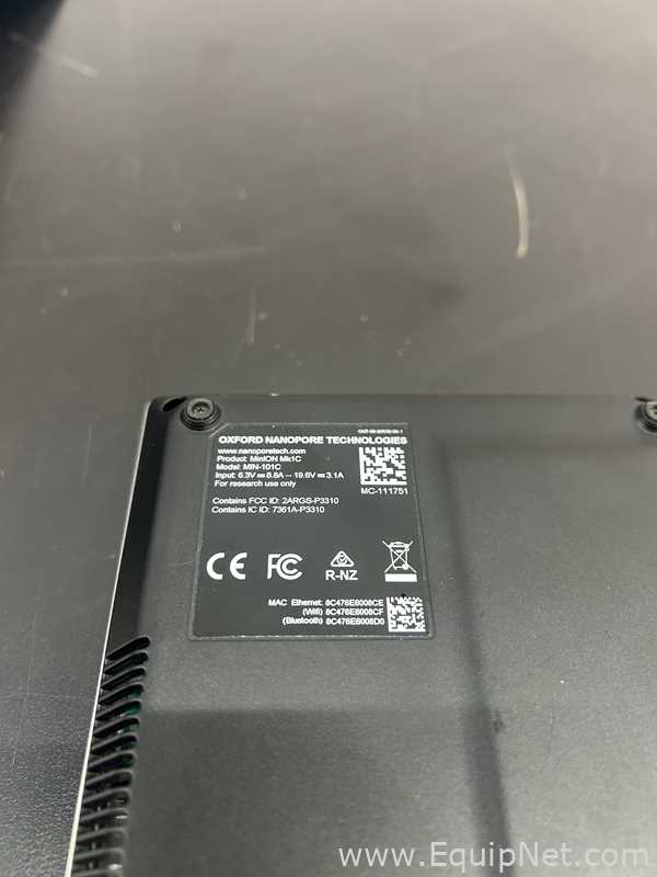 Sequenciador Oxford Nanopore Technologies  MiniON MK1C