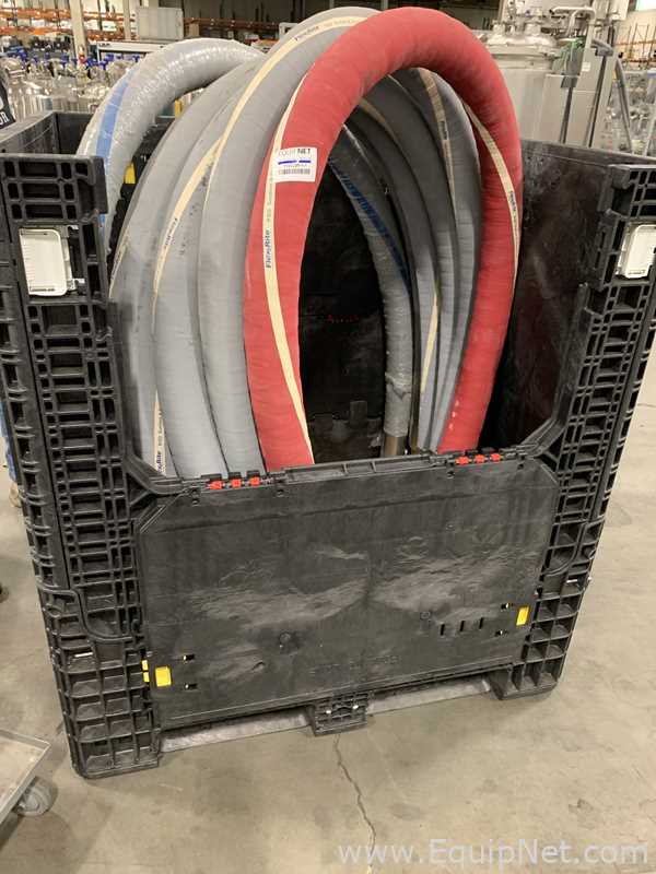 One Lot of Five High Pressure Sanitary Hoses - Three Inch Diameter