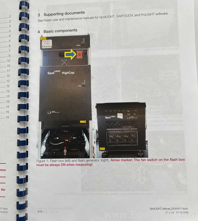 Analizador de fuentes de energía Meyer Burger PASAN SpotLIGHT HighCap Solar Cell Flashtester Photovoltaic I-V Test Analyzer