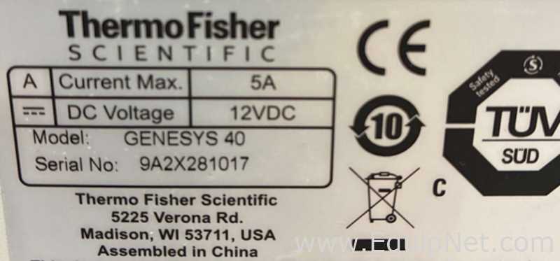 Espectrofotómetro Thermo Fisher Scientific Genesys 40