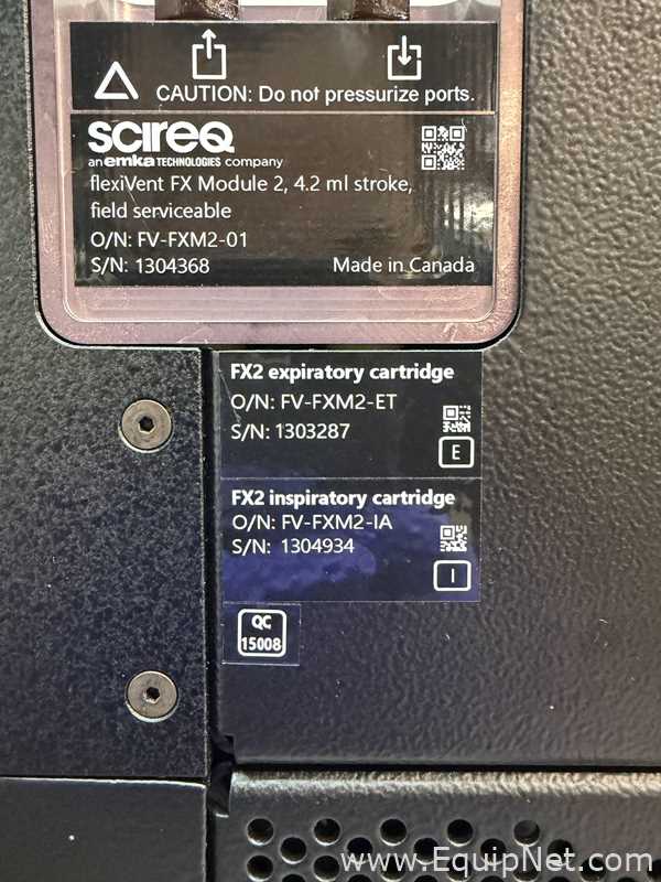 Ventilador e Respirador Scireq FlexiVent FX2