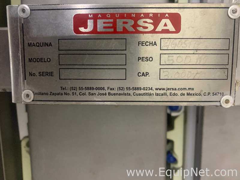 JERSA Hopper and L-Type Bucket Elevator Feeding System for ITW Shredded Meat Doser