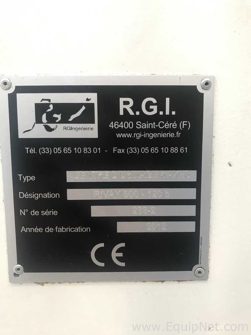 RGIngenierie RIVAX800-120b 5Axis Machining Center