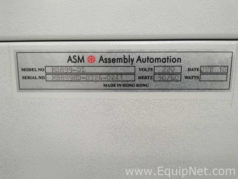 ASM Assembly Automation MS899-DL Wafer Mapping Die Sorter