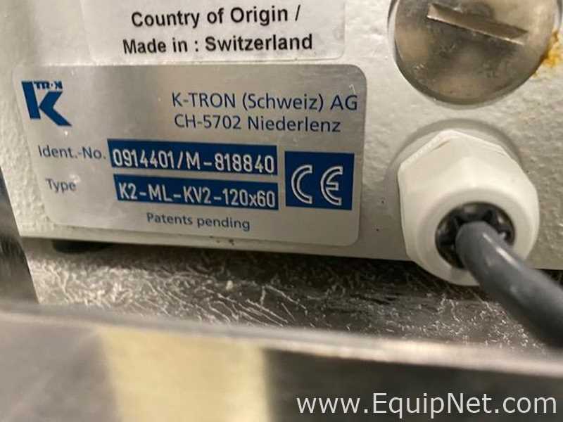 K Tron Soder K2-MK-KV2-120X60 Stainless Steel LIW Screw Feeder