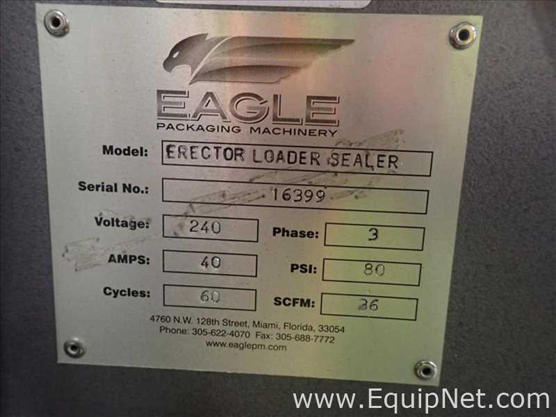 Encajadora Eagle Packaging Erector Loader Sealer