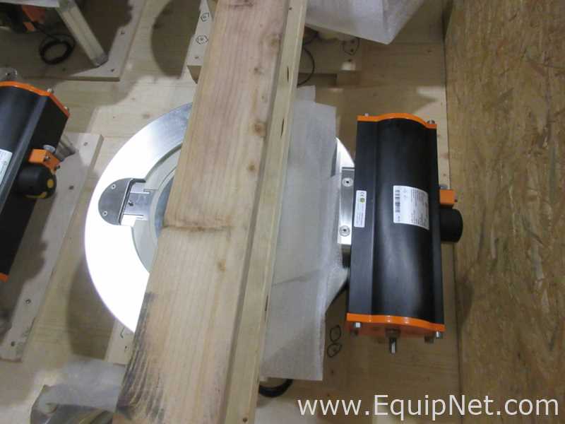 Unused Andocksysteme AB 250-100 Sanitary Butterfly Valve with Armaturen EB10.1 SYD Actuator