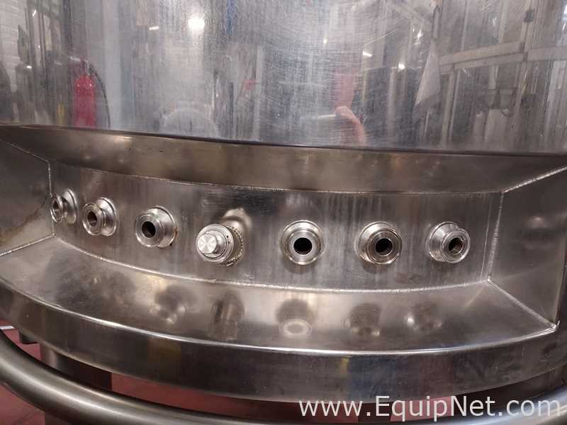 1800 liters stainless steel double-jacket tank