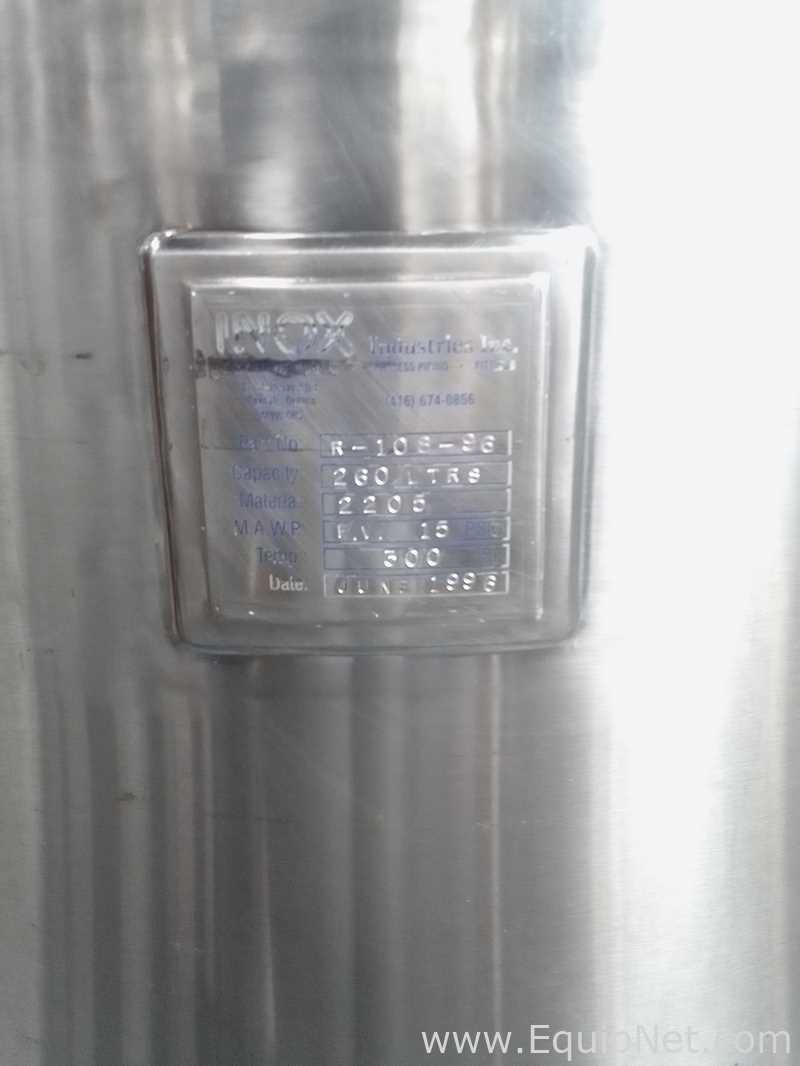 Tanque aço inox Inox Industries 260 Liter