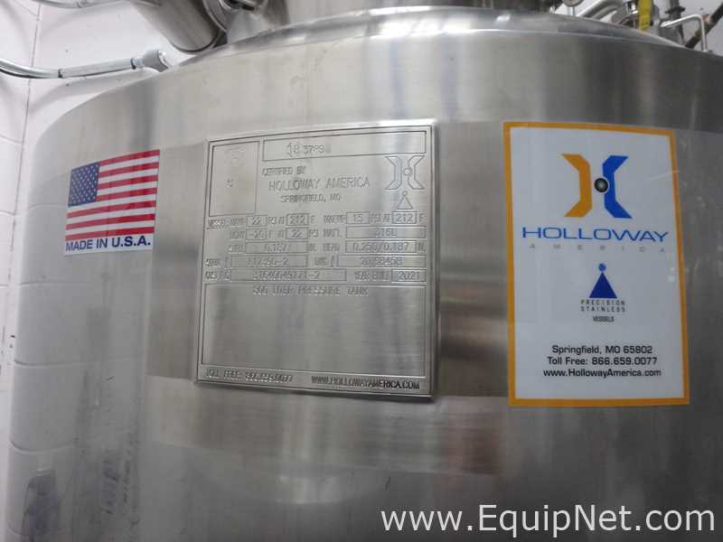 Tanque Holloway America Requisitos de aire 800 L