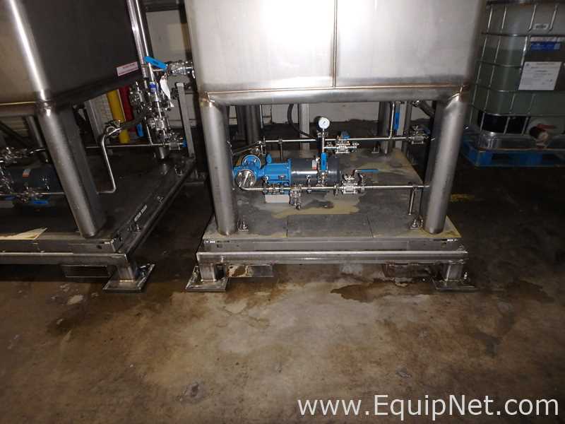 Contenedor Rectangular De Almacenamiento De Acero Inoxidable TransTore 518043 De 550 Galones