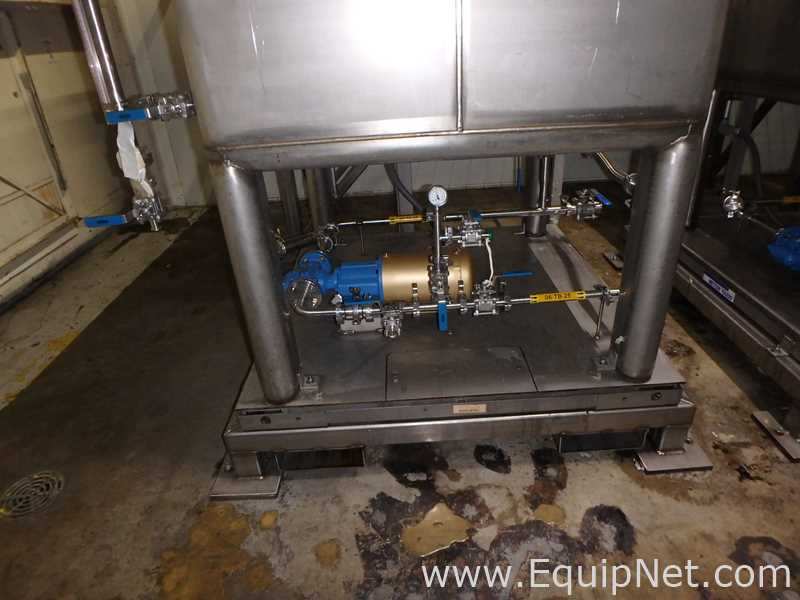 Contenedor Rectangular De Almacenamiento De Acero Inoxidable TransTore 518043 De 550 Galones