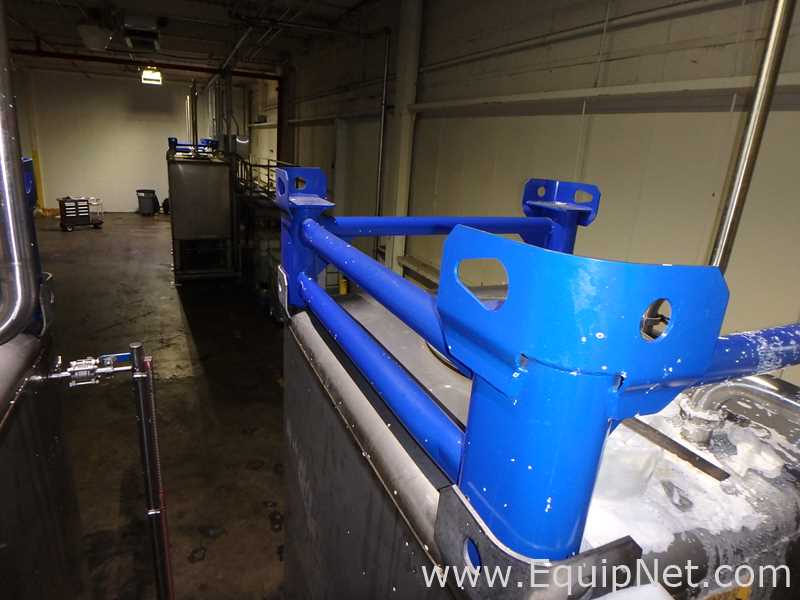 Contenedor Rectangular De Almacenamiento De Acero Inoxidable TransTore 518043 De 550 Galones