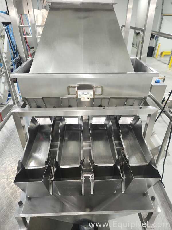 CAM Packaging Systems CV-420MN Twin Vertical Form Fill Seal Machines with Weigh Fillers