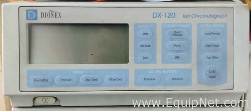 Dionex Corporation DX-120 Ion Chromatography Listing #996855