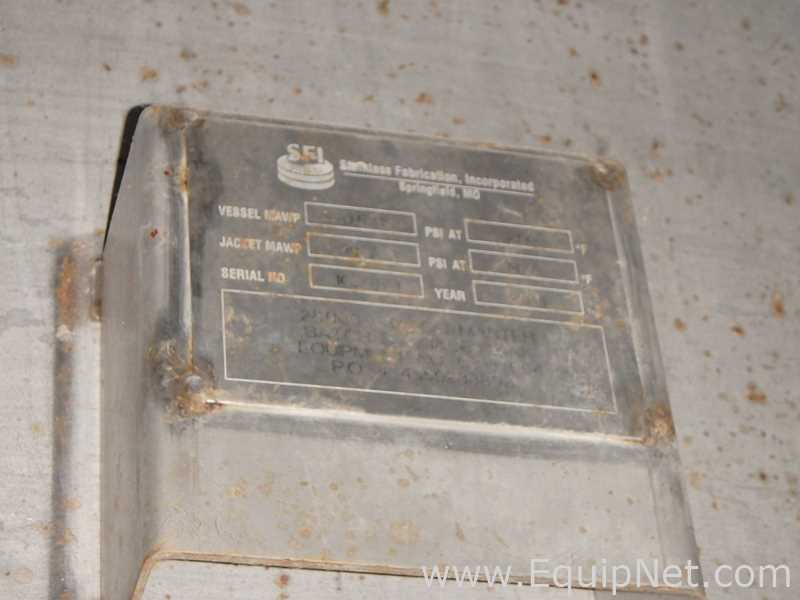 Stainless Fabrication Inc. Tanque En Inoxidable Para Almacenamiento De Lotes De 26000 Galones
