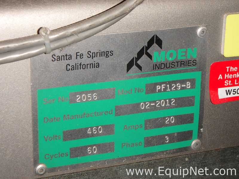 Moen Industries PF129-B Formadora De Cajas Envolvente