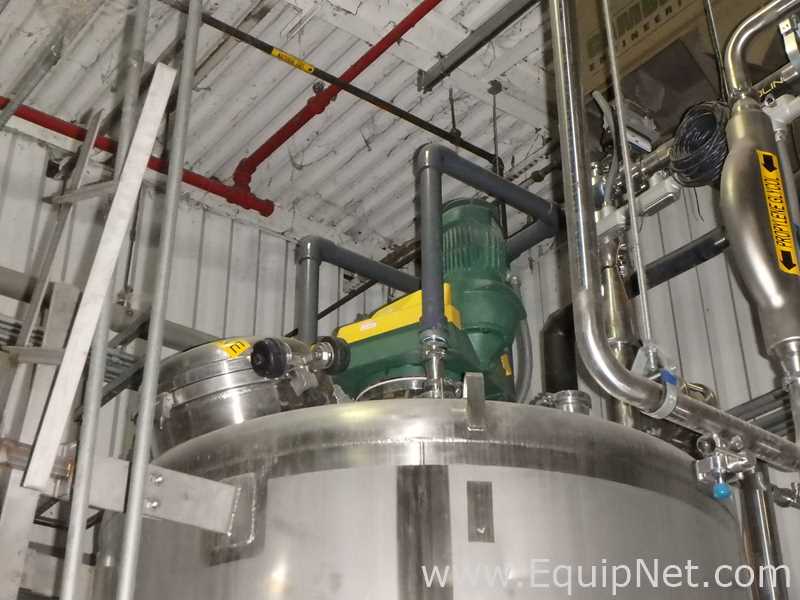 Tanque aço inox Stainless Fabrication Inc. 800 Gallon Mix Tank.  800 Galão