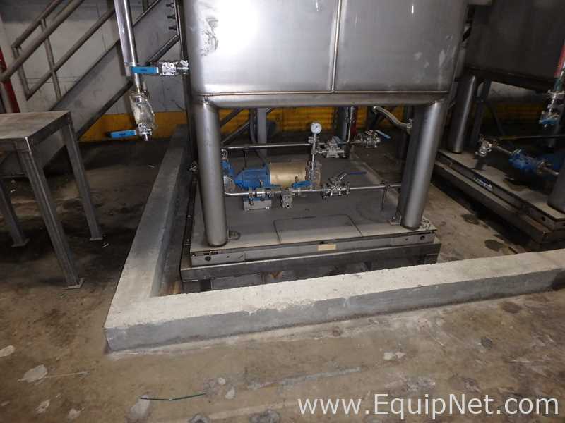 Contenedor Rectangular De Almacenamiento De Acero Inoxidable TransTore 518043 De 550 Galones