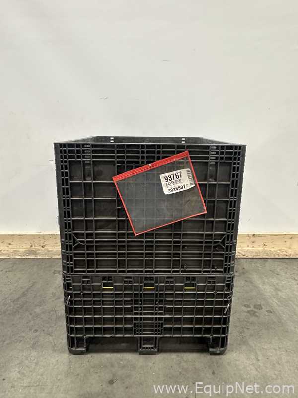 Lot Of 5 Orbis Heavy Duty Collapsible Storage Bins