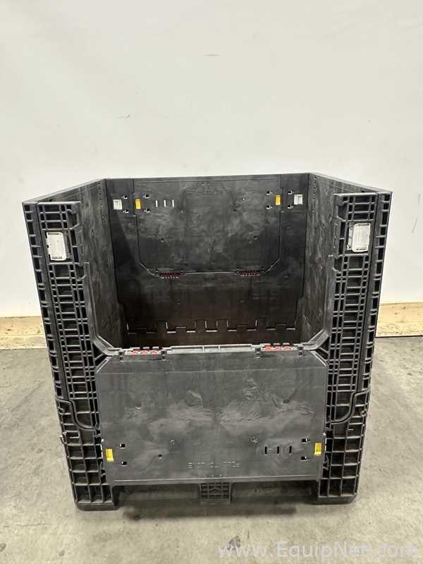 Lot Of 5 Orbis Heavy Duty Collapsible Storage Bins