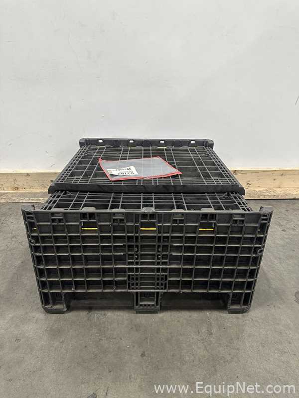 Lot Of 5 Orbis Heavy Duty Collapsible Storage Bins